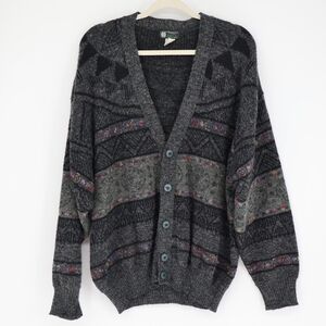 Bori's Creations Vintage Wool Blend Button Sweater Made In Italy Extra Large